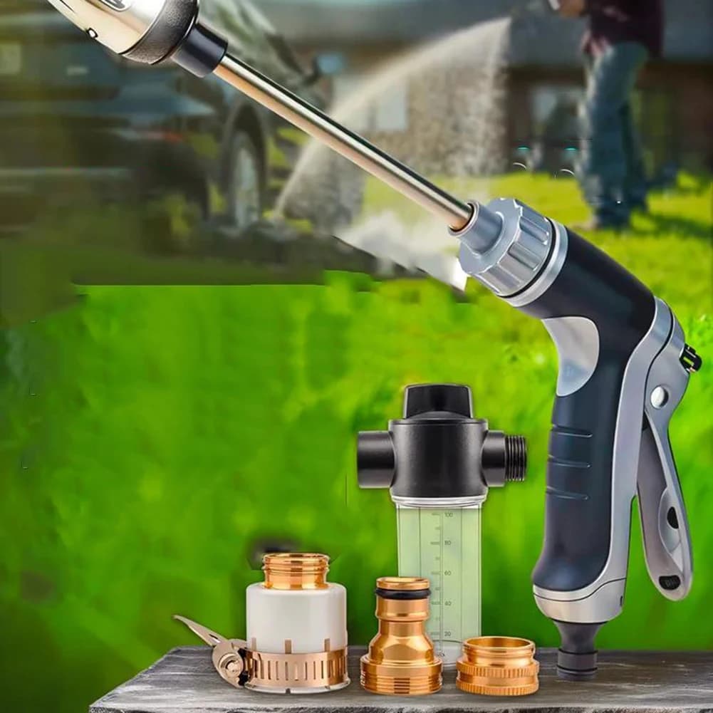 Garden Pipe Sprinkler, Auto Washing Machine, Multifunctional Cleaning, Detergenti Application, Versatile Ugelli Options