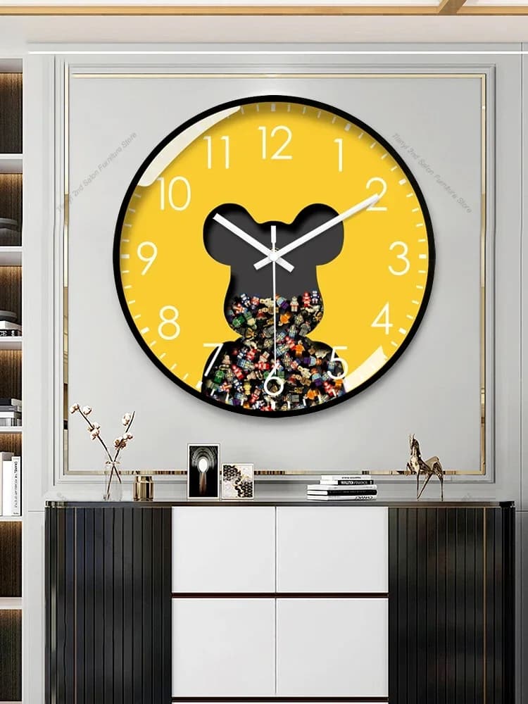 Modern metal wall clocks Living room decoration silent electronic wall clocks Nordic simple design Home decoration Wandklok LLWC