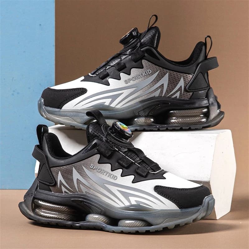 Nuove scarpe da ginnastica per bambini per bambini Scarpe sportive traspiranti per bambini leggere e ammortizzanti Scarpe da basket per ragazzi dal design di lusso alla moda