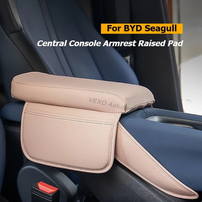 Per BYD Seagull Dolphin Mini Surf 2023 2024 2025 Auto Bracciolo Centrale Aumentare Aumentare Pad Copertura Scatola di Immagazzinaggio Protezione antiscivolo