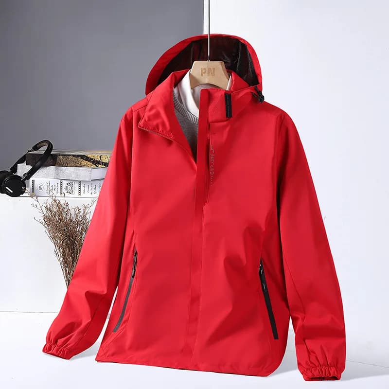 Pop Men Spring and Autumn Man 3-in-1 Casual Jacket Sports Waterproof Versatile Coat Men's Baseball Jacket Camping Outdoor Peak Rob