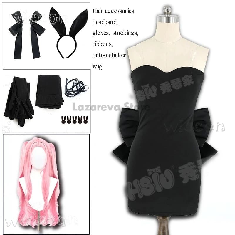 Disfraz Costumi di Halloween Alien Stage Mizi Cosplay Aniplus Cafe 3rd Outfit Dress Outfit Bunny Girls mujer