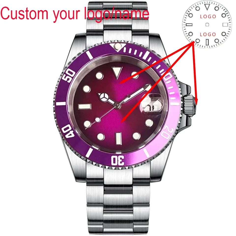 orologio meccanico automatico da uomo NH35A personalizzato