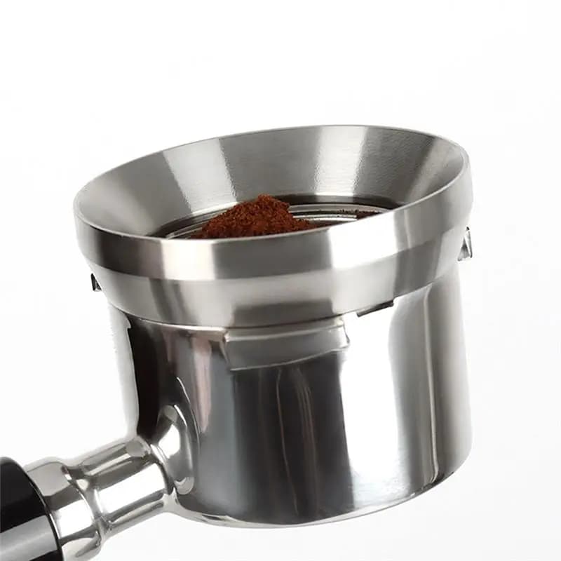 AA10RR Coffee External Card-Type Ring Anti-Flying Stainless Steel Receiver,A