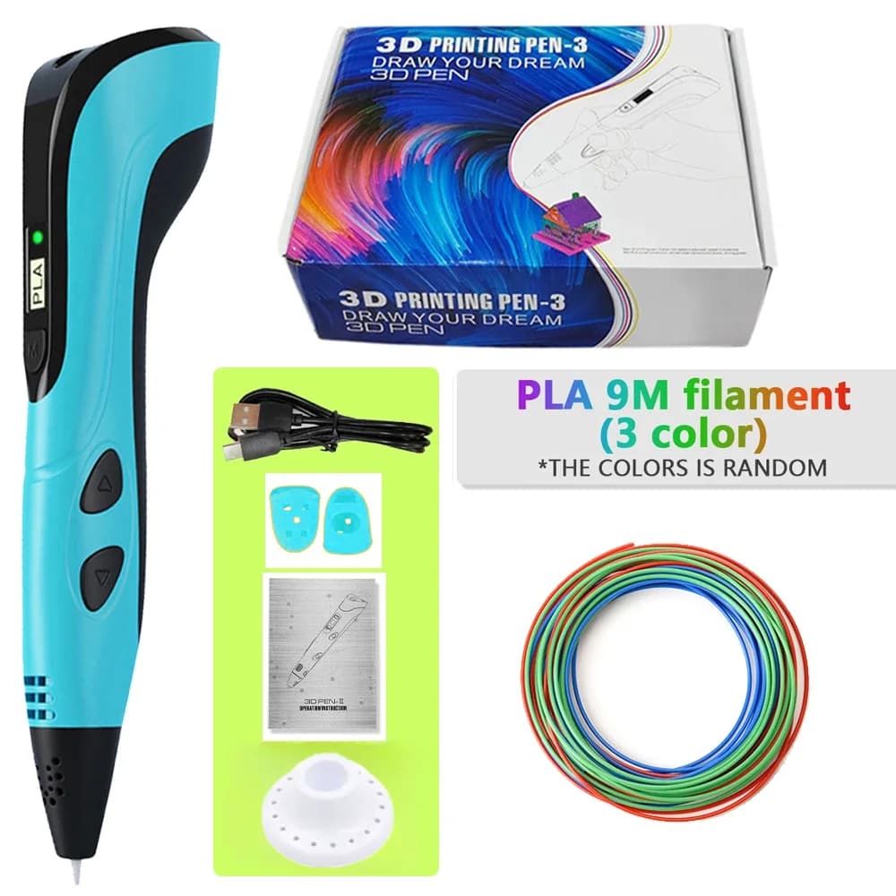 50m 100m 20 colors 3D Pen Fill Pla 3D Pen Printing Cable 3D Printer Filament Wire Printing Materials For High Precision Printer