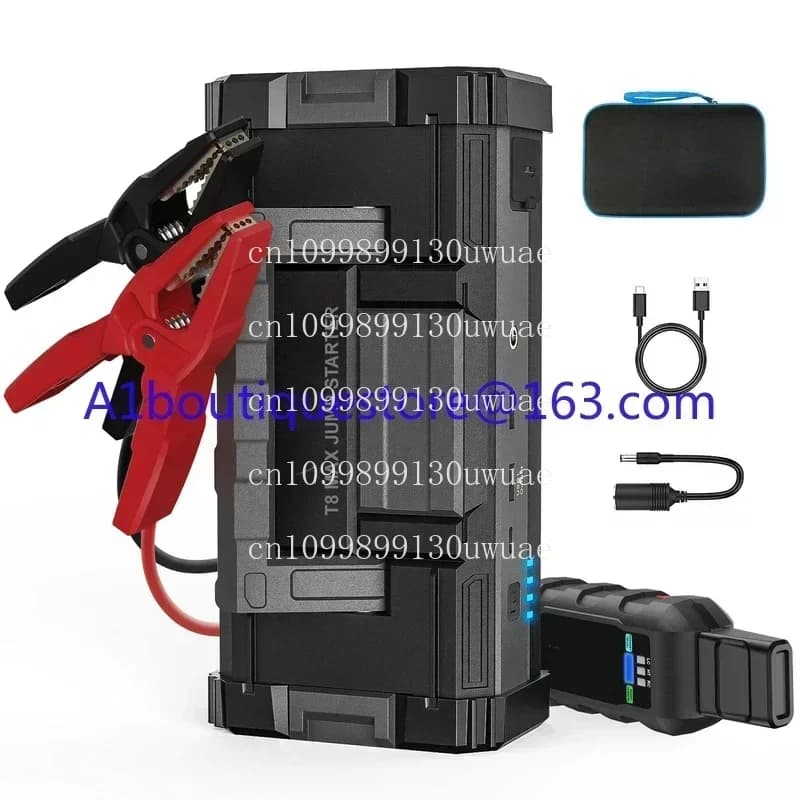Batteria T8 6000A a gas o avviamento potente per auto da 12 litri, potente e resistente