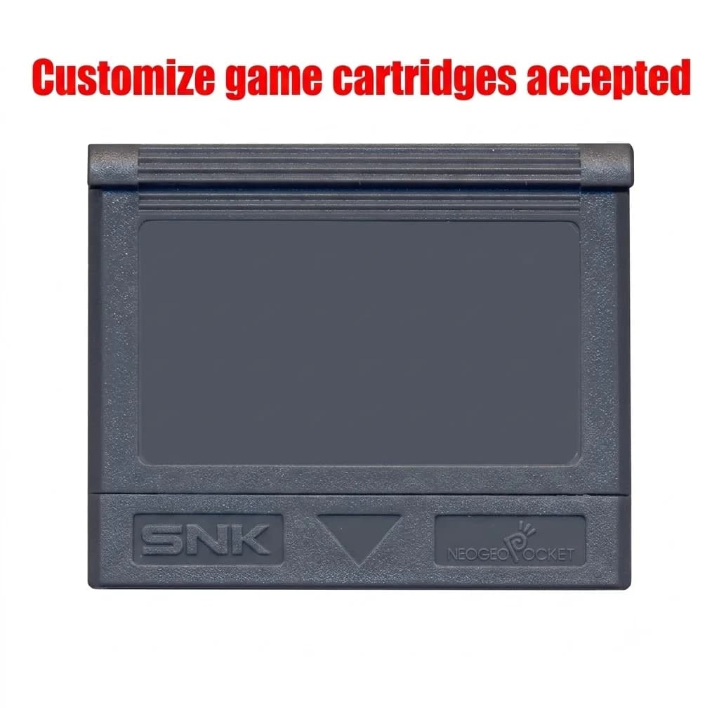Custom Game Cartridge for NGPC, Pocket & Color - Dual Language Support (JP/EN) - High-Compatibility