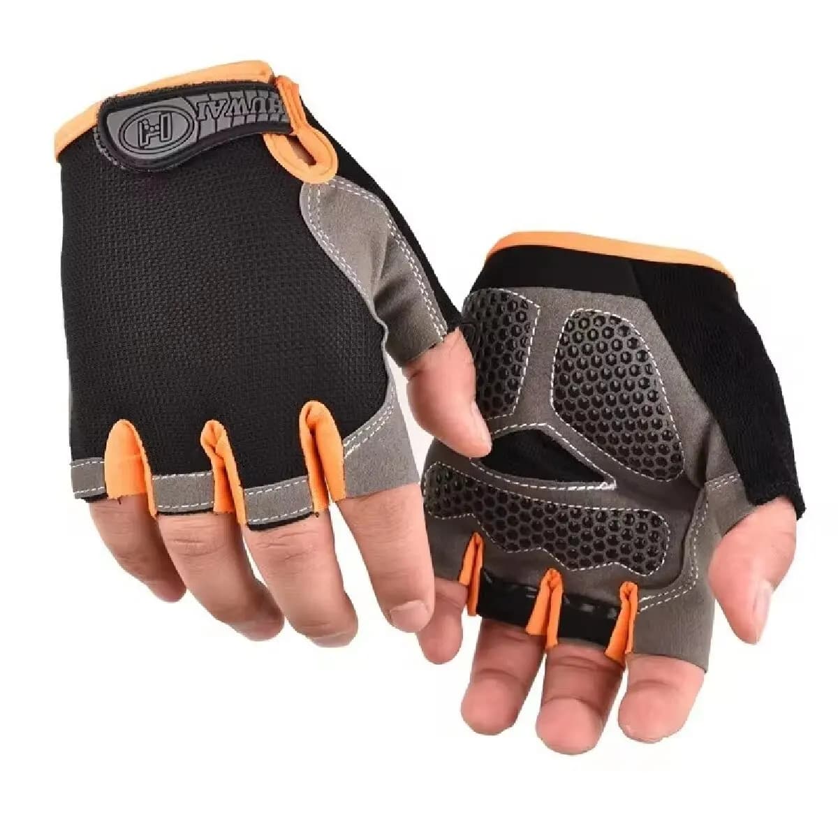 Guanti da ciclismo Guanti mezze dita traspiranti antiurto antiscivolo Guanti da bici Mtb Guanti sportivi Guanti da bicicletta da ciclismo