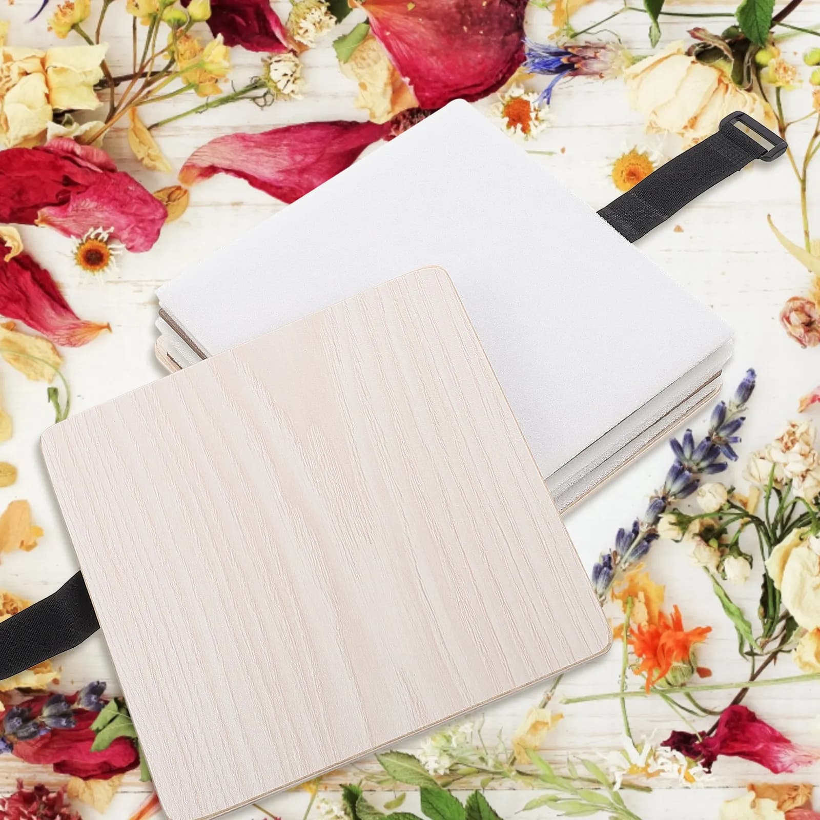 1Set Wooden Flower Press Kit for Kids Adults Pressing Flowers Leaves Plant Specimen Tool DIY Craft Greeting Cards Scrapbooking