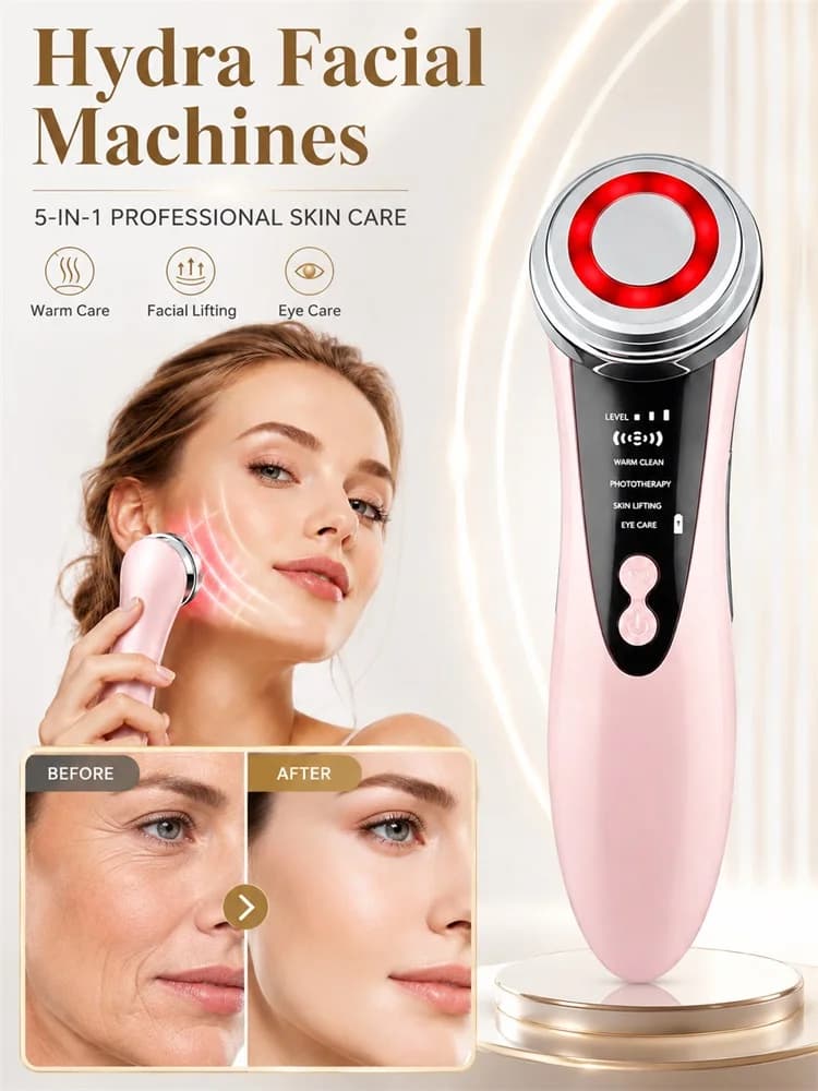 Massageador Facial Machine For Eyes Rechargeable Ultrasound Machine Rf Radio Frequency EMS Microcurrent Lift Firm Tightening Ski