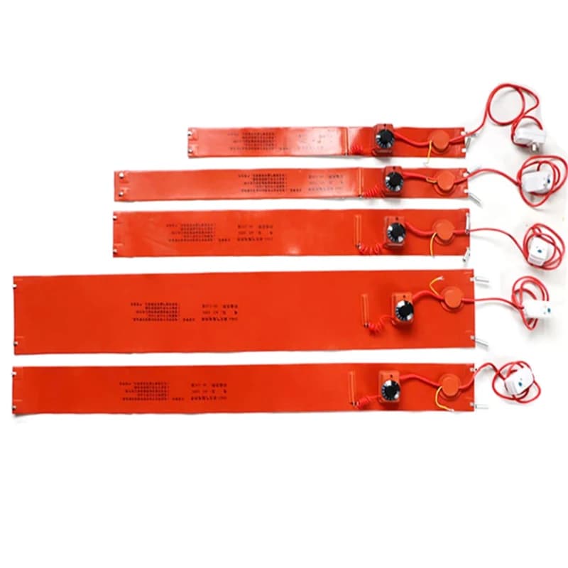220V Silicone Heating Belt Heater Blanket Oil Biodiesel Plastic Metal Barrel Gas Tank With Knob Temperature Controller