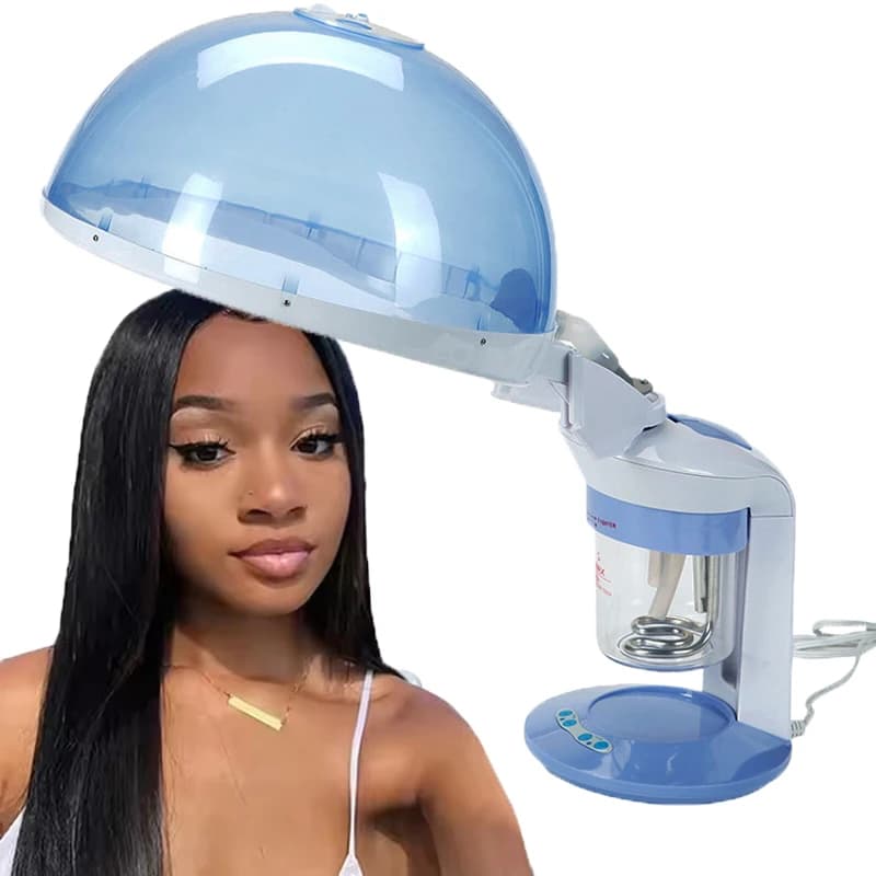 Salon 2in1 Nano Vapore per peli del viso Umidificatore Nebbia calda Ionico Cottura a vapore Viso Spa Pulizia profonda Vaporizzatore Spruzzatore di ozono Cura della pelle