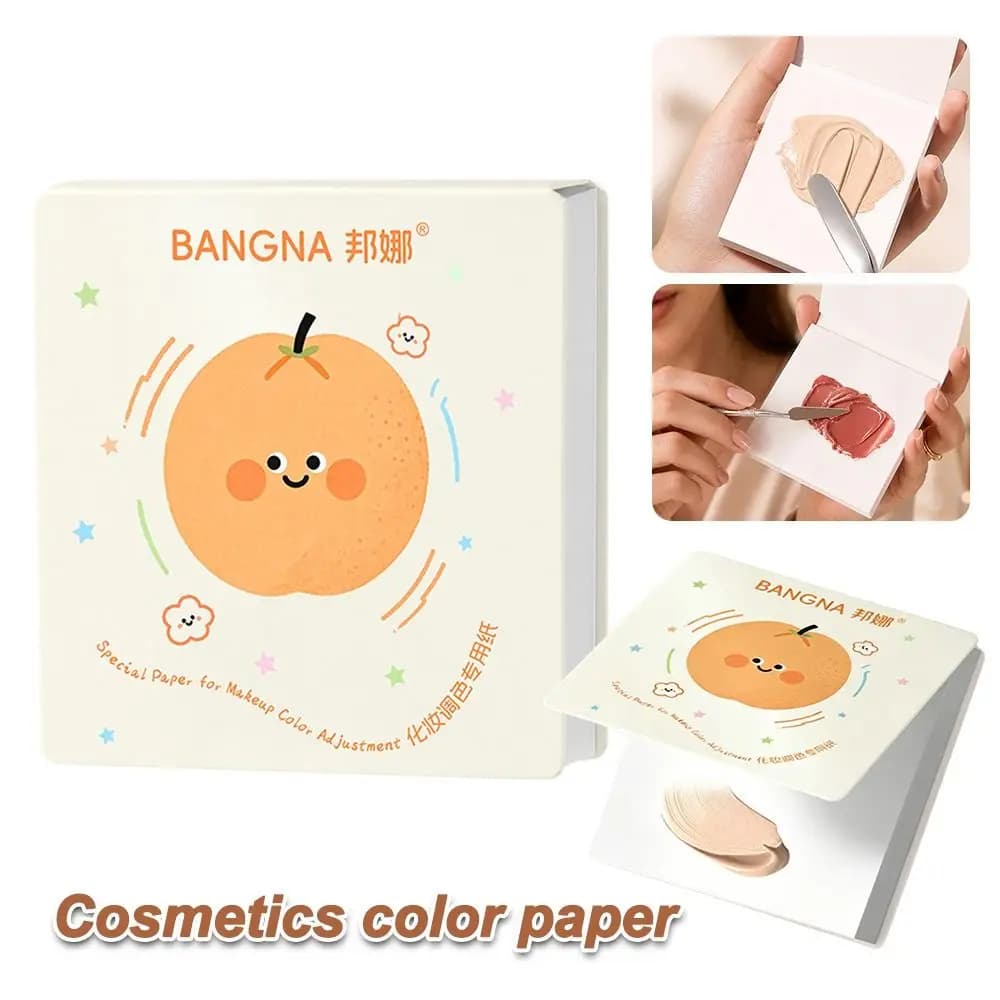 Disposable Paper Wallet for Mixing Colors Makeup, Without Washing, Accessories for Bottom, Mixing Book Colors Makeup