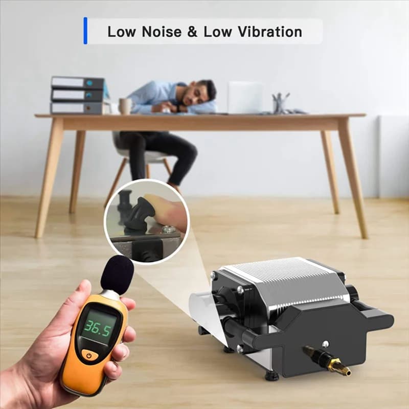 L67A Pro Laser Air Assist Pompa 30L/Min 16W Air Assist per taglierina e incisore laser, rimuovere fumo e polvere, proteggere la lente laser