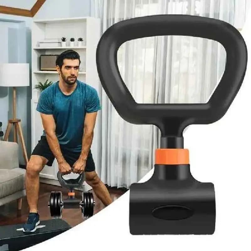 Portable converter for handlebars and kettlebells, adjustable multifunctional equipment for grip force training