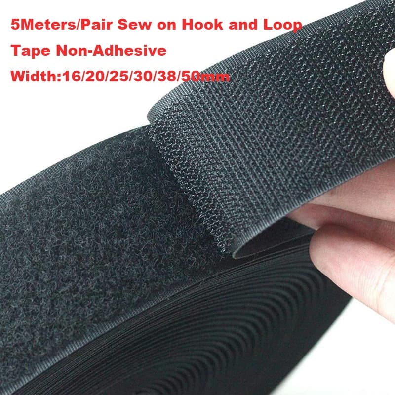 5 metri/paio cucire su nastro a strappo Nylon Non adesivo nastro di fissaggio cinghie nastro ad incastro in tessuto accessori per cucire fai da te