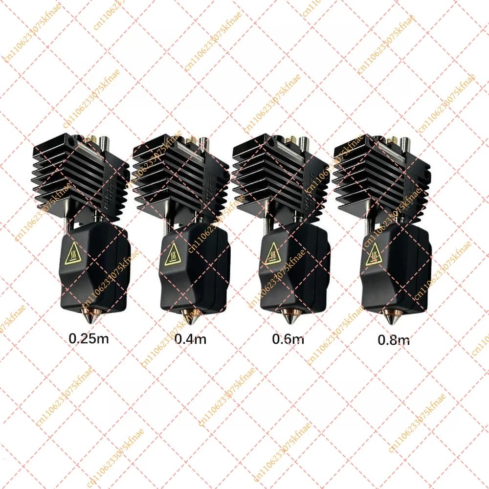 3D Printer Hardened Steel Hotend Nozzle Extruder Replacement Parts for Creator 5 Creator 5 Pro C5 0.25 0.4 0.6 0.8mm