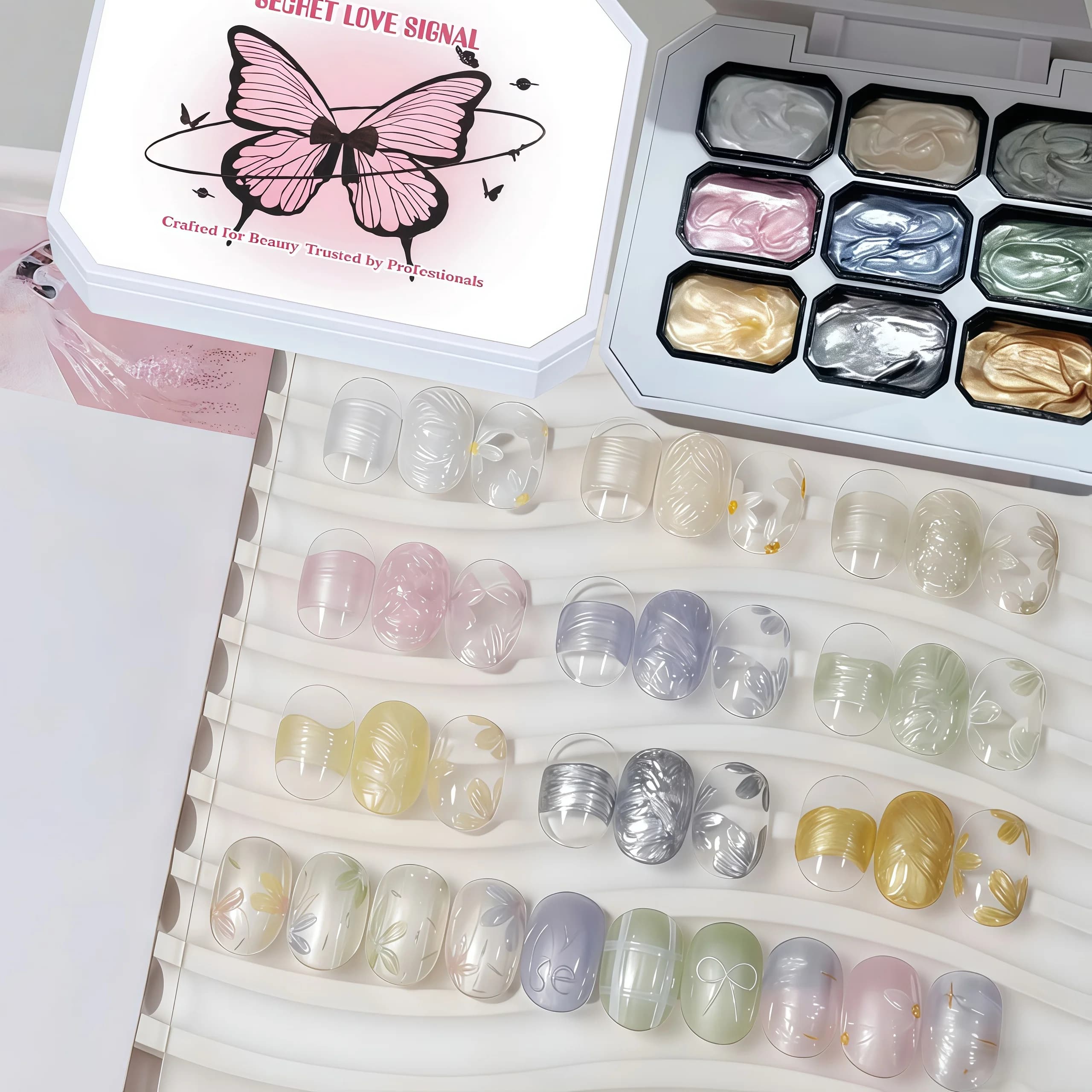 1pc Gel UV&LED semipermanente a 9 colori, nuovo colore di tendenza, per creazione unghie sfumate, ideale per saloni e fai da te