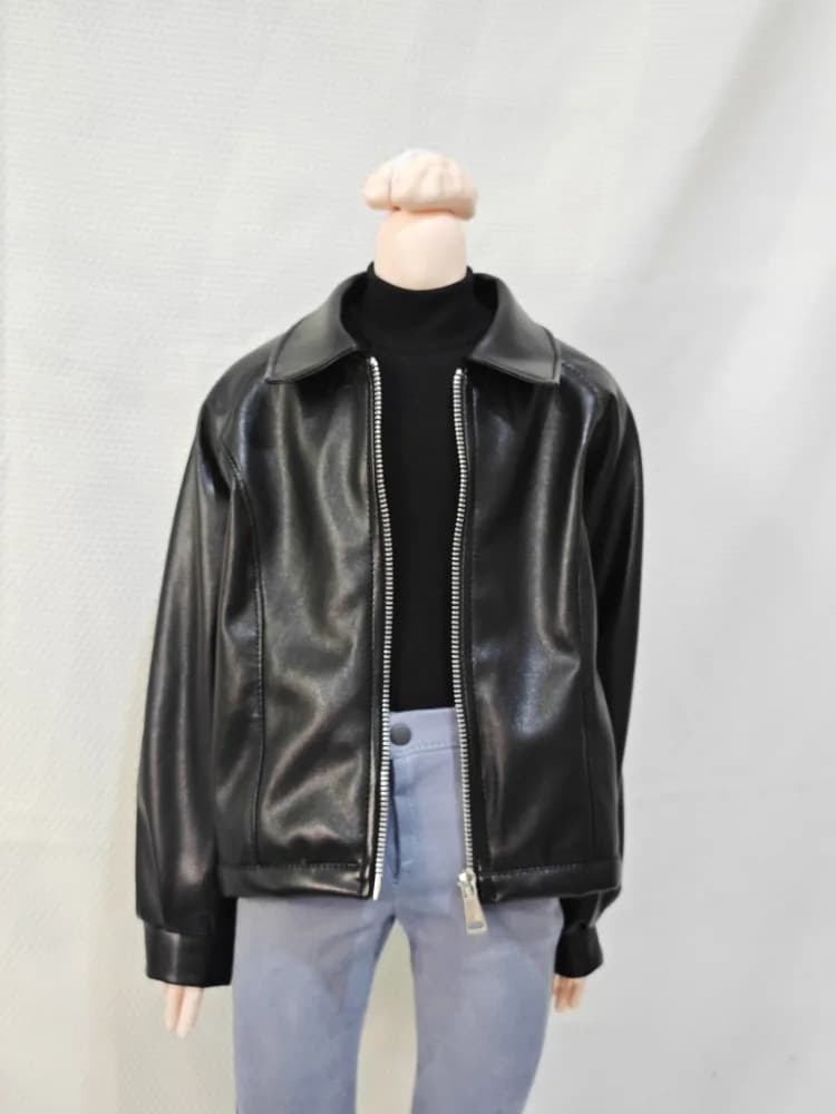 Giacca in pelle casual per BJD ID75 Zio 1/3 1/4 Vestiti per bambole personalizzati B382