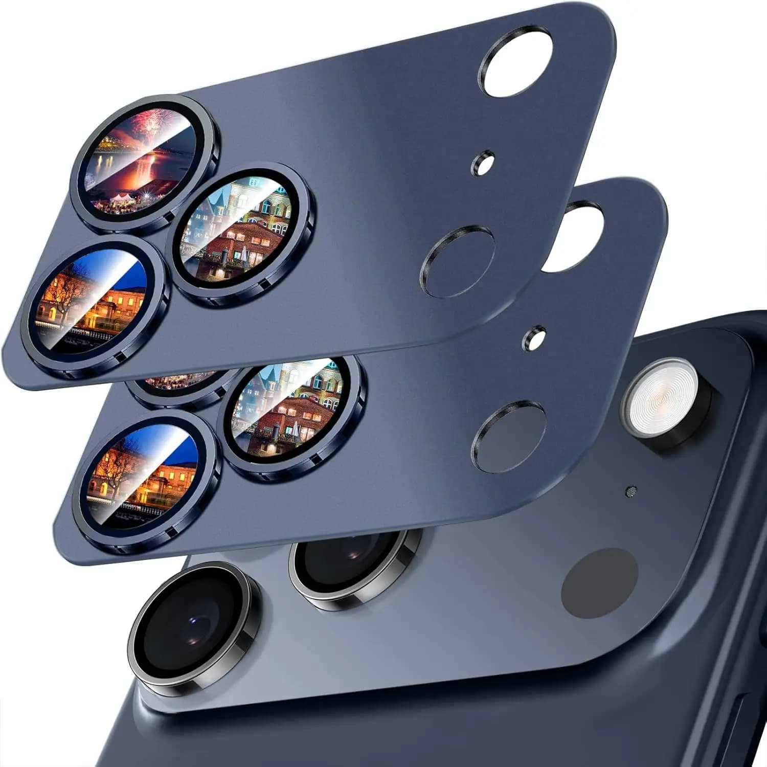 1 pz copertura protettiva per obiettivo fotocamera in vetro temperato in metallo per IPhone 17 Pro accessori di protezione Promax