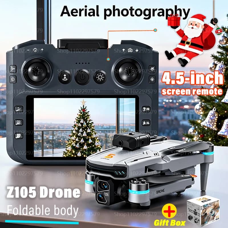 Nuovo RC Z105 Drone 1080P HD Doppia Fotocamera 5G WiFi Flusso Ottico Professionale Fotografia Aerea Brushless Quadcopter Ragazzi Giocattolo Regali