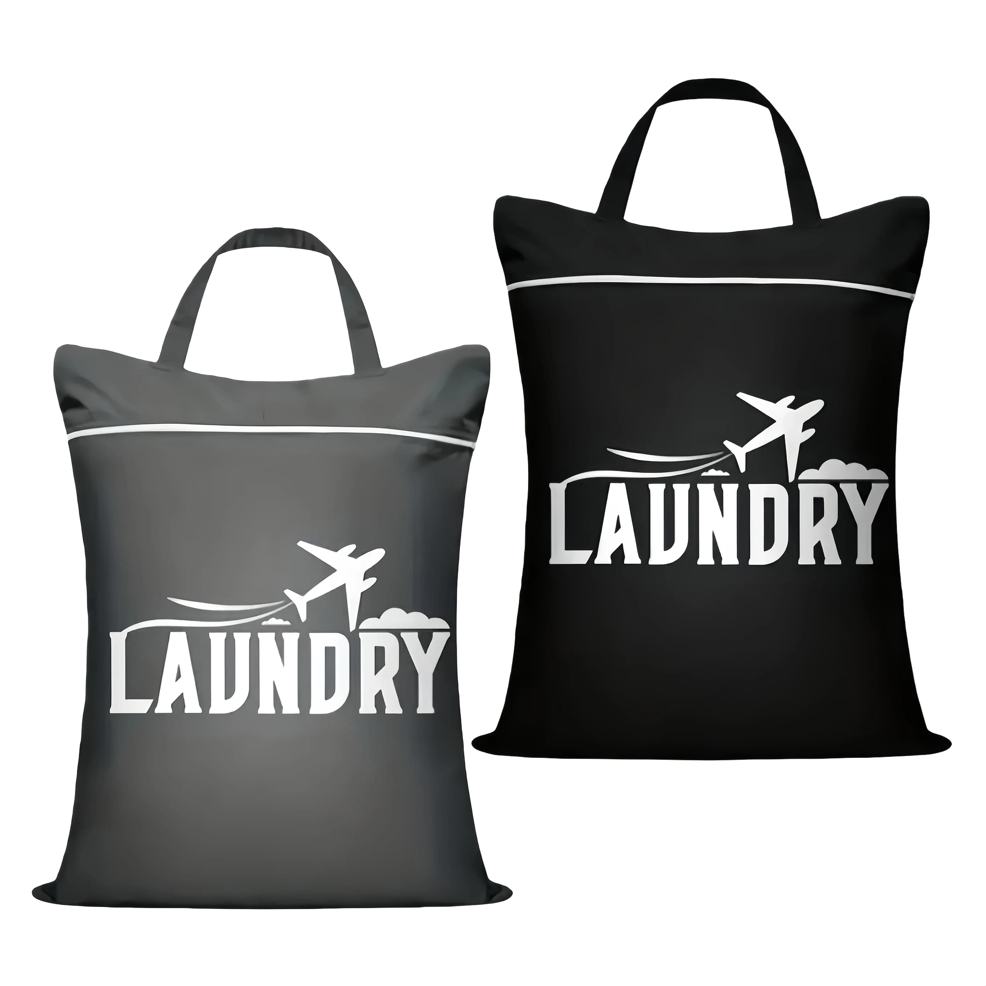 1 grande borsa da viaggio per biancheria con maniglia, adatta per la pulizia dei vestiti sporchi, borsa per costumi da bagno a doppio uso, per uso asciutto e bagnato, borsa per allenamento in palestra, per dormitori universitari