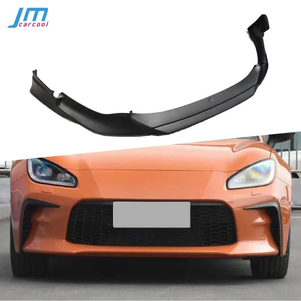 ABS Black Front Lip Diffuser Splitters Bumper Spoiler For Toyota GR86 2021+ Car Exterior Decoration Accessories