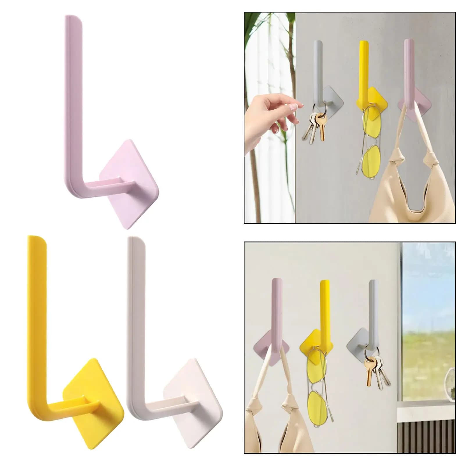 10x Baseball Cap Hook Hat Holder Multifunctional Storage Modern Hanging Organizer for Living Room Kitchen Farmhouse Closet Door