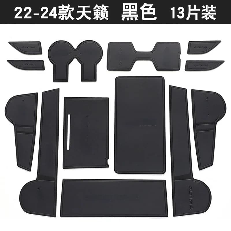 Per Nissan Teana 2022-2024 Auto Interni Porta Scanalatura Tappetini Cancello Slot Pad antiscivolo Tazza Zerbino Accessori Copertura