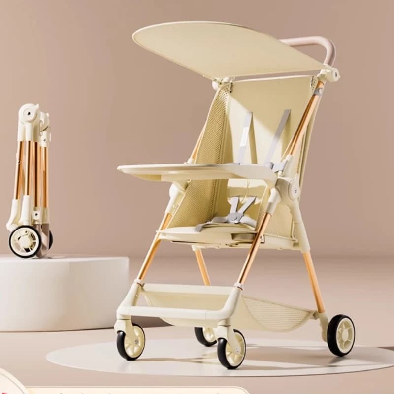 Passeggino compatto Wonder 1-Second Fold per 6M-5Y 360 ° Il telaio in alluminio reclinabile della ruota anteriore deve avere un compagno di viaggio leggero