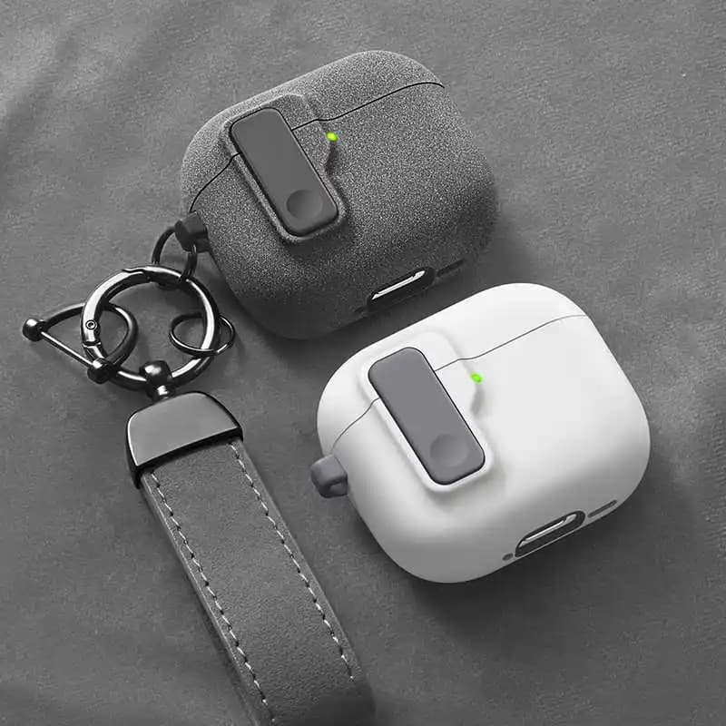 2025 New Hard Protector for AirPods 4 with Magnetic Lid Lock Hybrid Case Luxury Protection Cover for Apple AirPods pro2 3 1/2