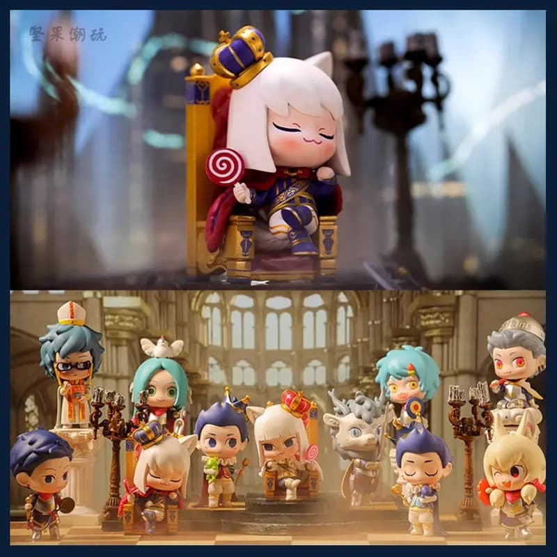 Popmart Fei Ren Zai Chess Series Blind Box - Statuette da Collezione in Collaborazione, Personaggi Anime Nezha, Decorazioni da Scrivania per Collezionisti