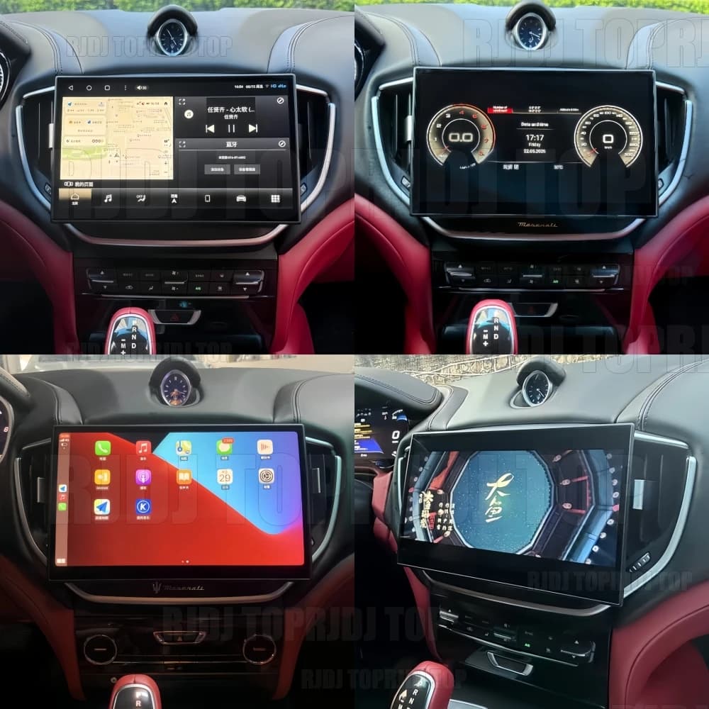 11.6" Android 14 Auto CarPlay Car Radio For Maserati Ghibli 2013-2020 Touch Screen Multimedia Stereo Player GPS Navi Head Unit