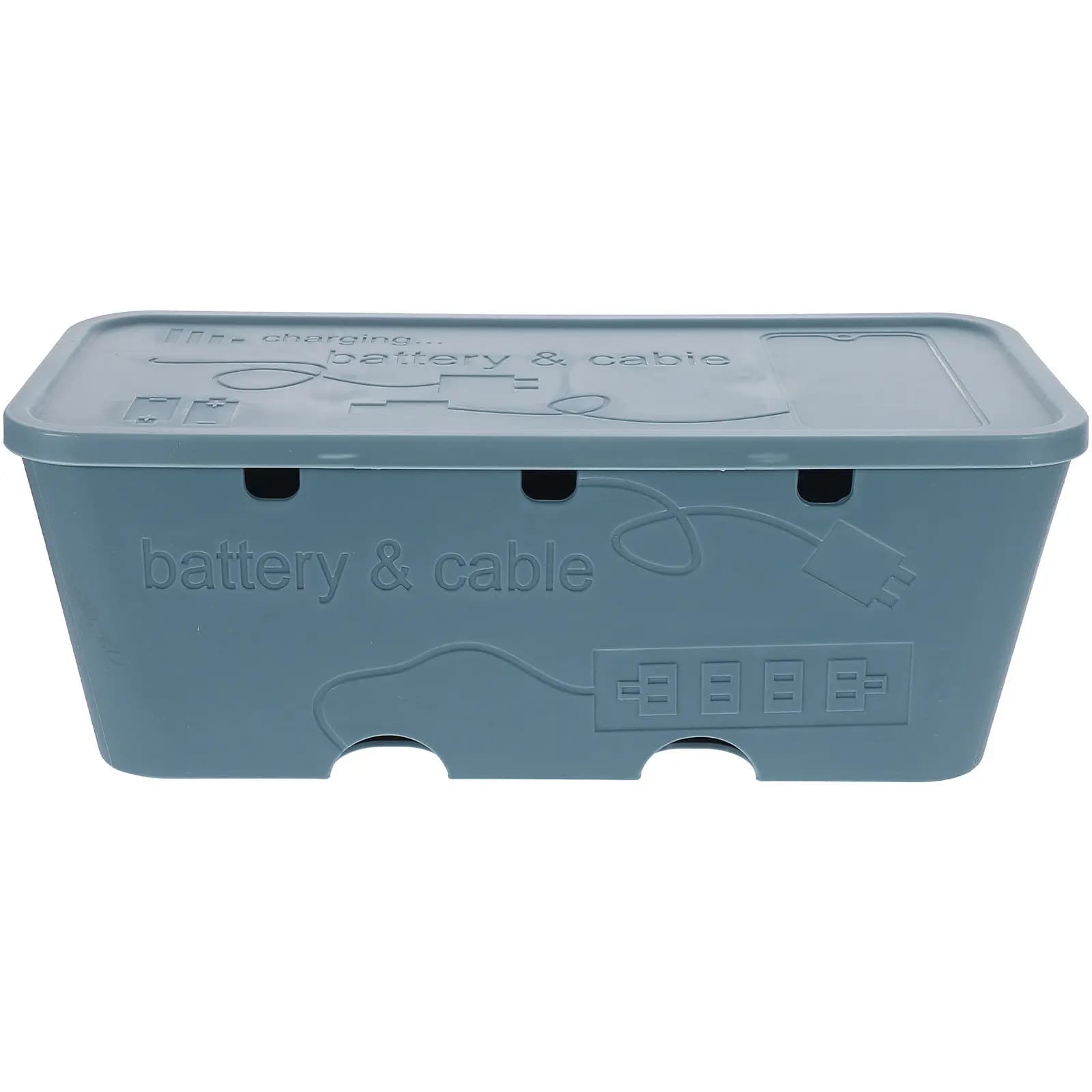 Organizer for Plastic Cables Resistant, Multi-Port Desk, Safe Container for Cables for Office and Home
