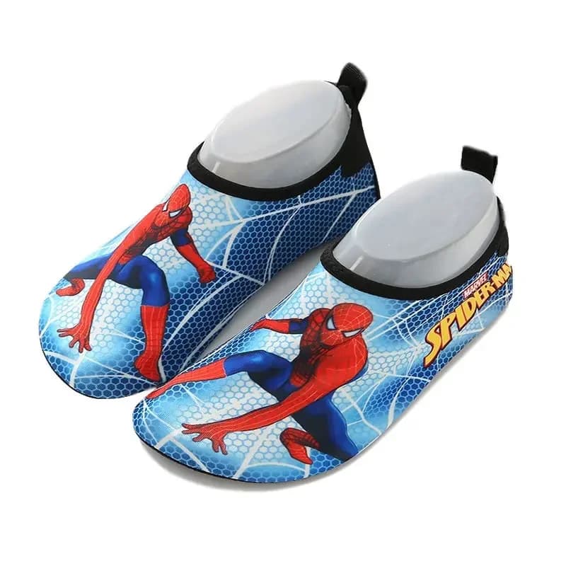 Calzini da Spiaggia Antiscivolo per Bambini con Personaggi dei Cartoni Animati Marvel Spiderman, Calzature per Immersioni, Snorkeling e Nuoto per Ragazzi e Ragazze