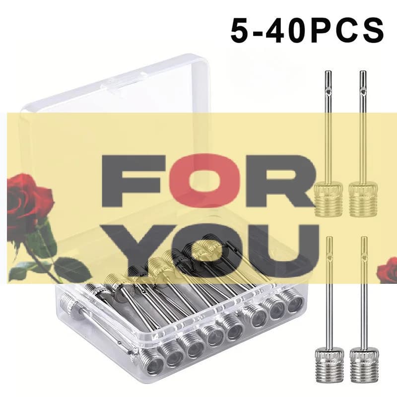 【OD】5/10/20/30/40pcs Air Pump Needle , Ball Inflation For Basketball, Soccer, Volleyball, Football Or Rugby Balls