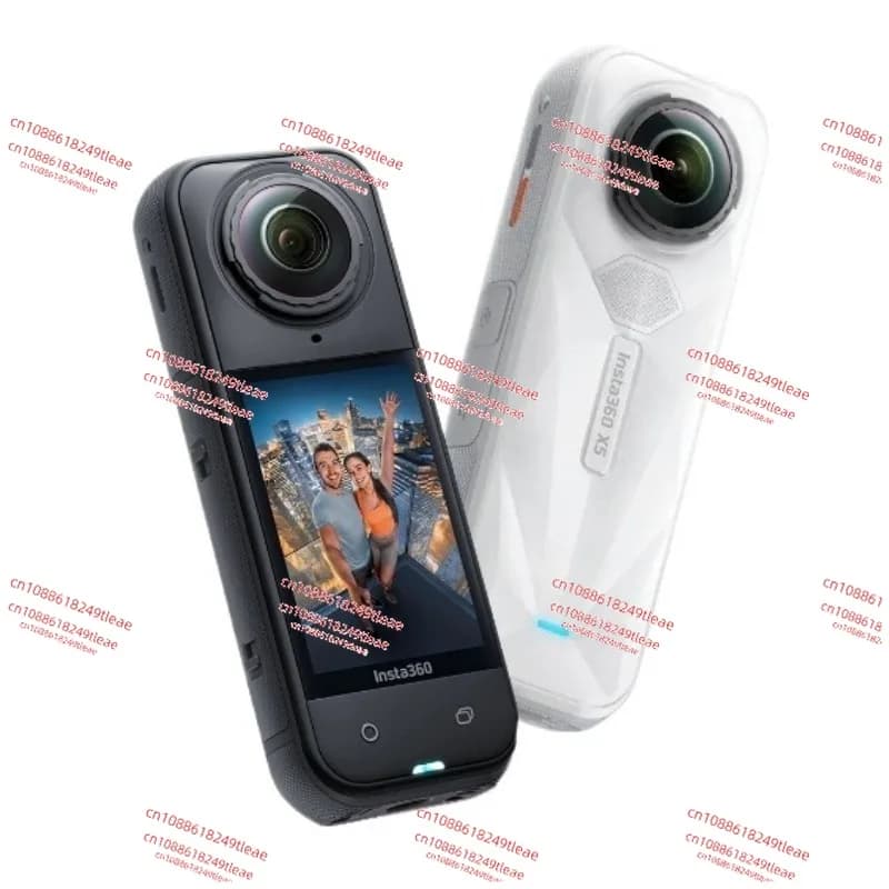 Fotocamera d'azione 360 impermeabile originale Insta360 X5 -8K con sensori da 1/1,28" 48 MP, video HDR 8K 360, foto da 72 MP 360