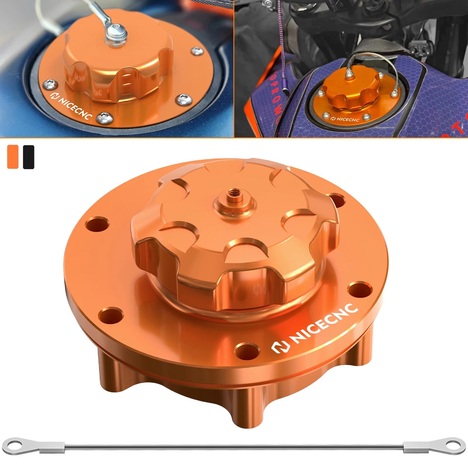 Per KTM 790 890 Adventure R/Rally Coperchio del serbatoio del carburante Moto Tappo del collo di riempimento del carburante per KTM 890 790 Adventure R/S 2019-2023
