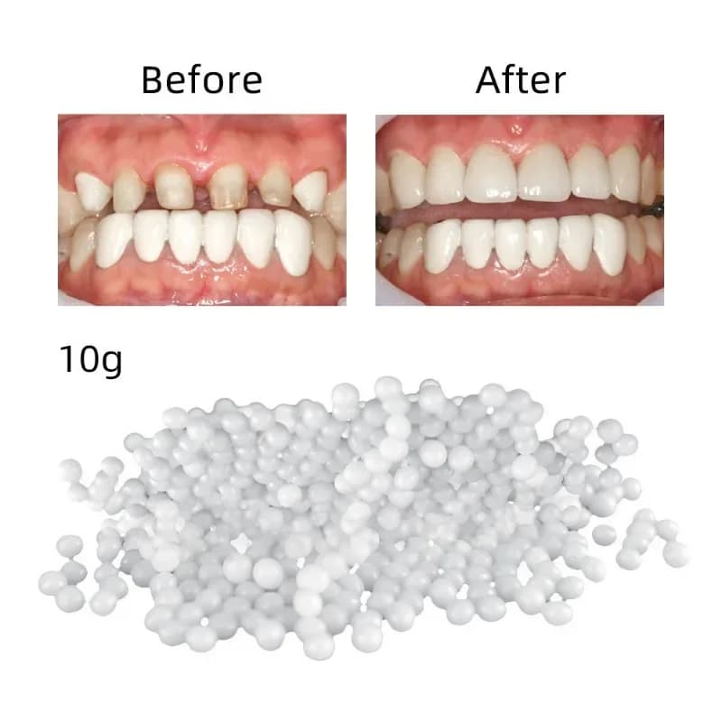 10g Resin Denti Finti Colla Solida Denti and Gap Falseteeth Protected Dentist Sticker
