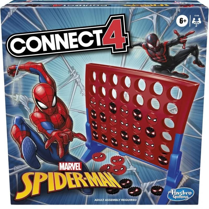 Marvel Spider-Man Edition Game Connect 4 Four in A Row Bingo Chess Gioco da tavolo classico per famiglie Divertente giocattolo educativo Regalo di compleanno