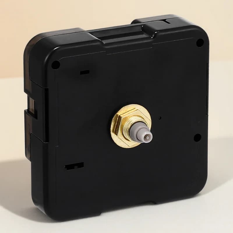 High torque spare mechanism for quartz watch movement for wall clock, DIY repair, silent operation