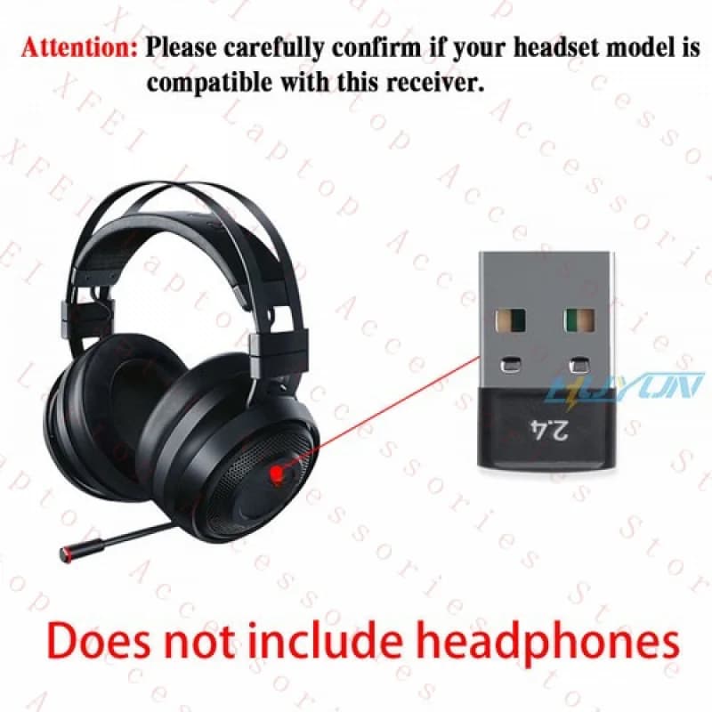 USB F dongle receiver for game headphone adapter Razer Nari Ultimate RC30-0267