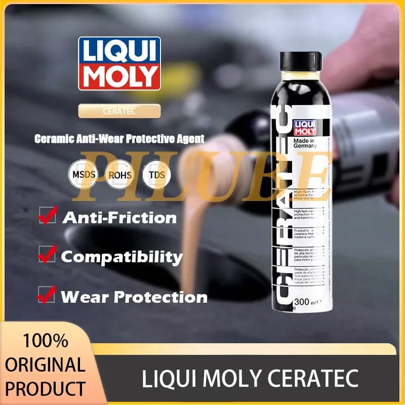 LIQUI MOLY CERATEC Protezione per motori in ceramica per applicazioni automobilistiche antiusura Riduce la combustione dell'olio Prodotto originale