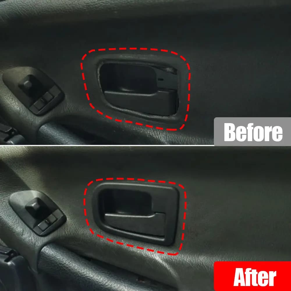 2x Accessori Auto Maniglia Interna Auto Telaio Trim Copertura Porta Tirare Pannello Tappo per BMW E36 92-99 Z3 96-02 51228219023 51228219024