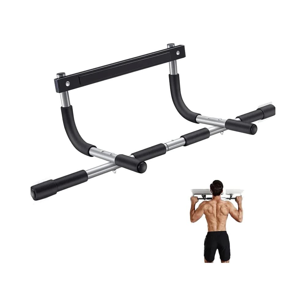 Door with thickened steel traction bar, multi-handle strength, portable, for interior, fitness immersion support1