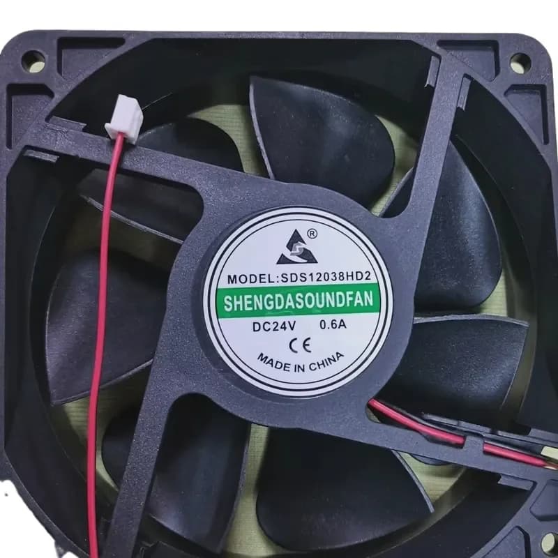 SDS12038HD2 Cooling Fan for DC 24V 0.6A 120x120x38mm 12cm
