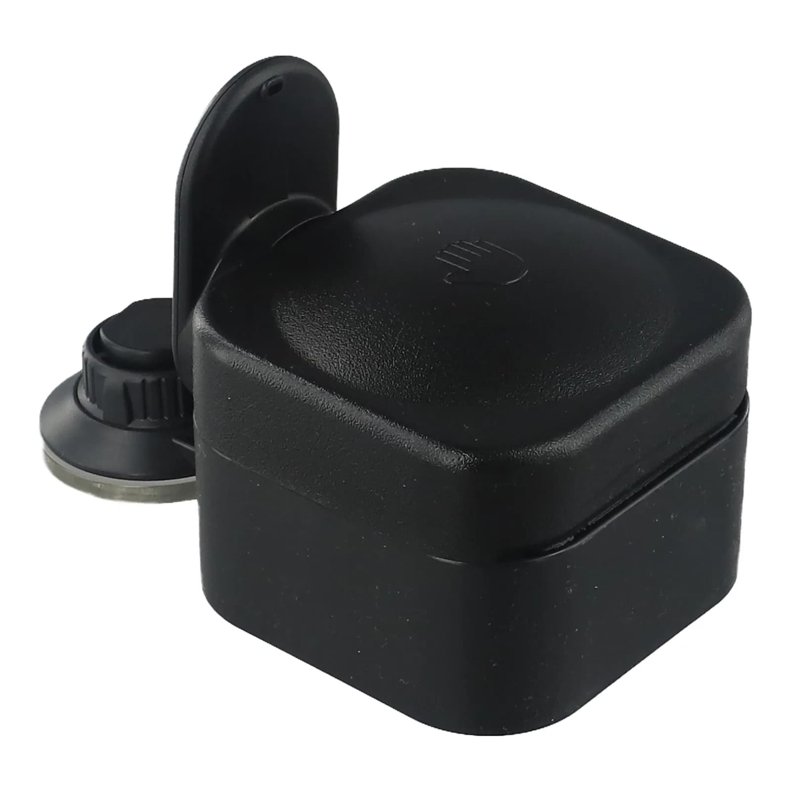 Soap Box Soap Dispenser Bath Accessories 11*8.5*9cm 1pc ABS Black/White Press Type Wall Mounted Easy To Install