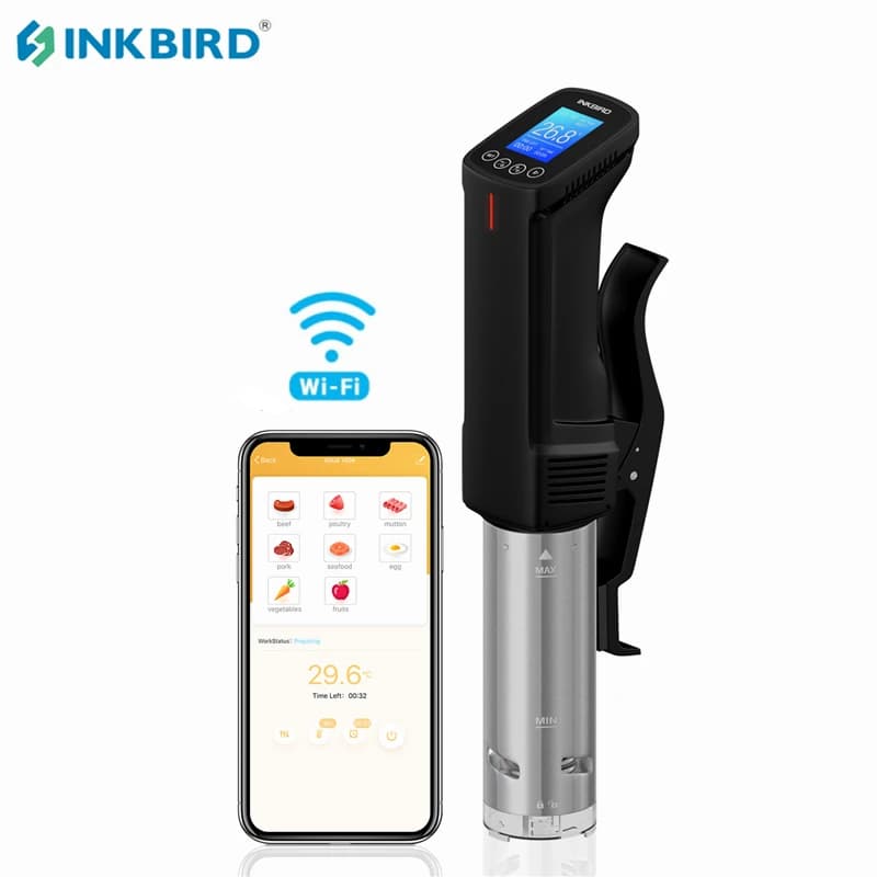 INKBIRD ISV-100W Vacuum Sous Vide Cooker 220V Heater Circulator Slow cooker with Digital LCD Display Booking Function