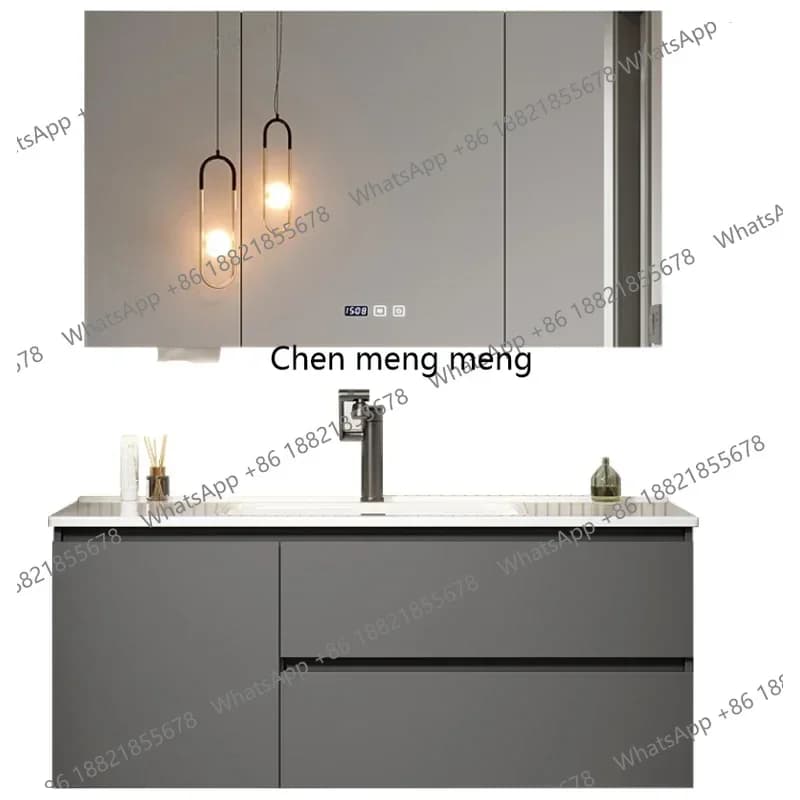 Vanity Mirror Bathroom Cabinet Multifunctional Washbasin High Toilet Bathroom Cabinet Shelves Corner Mobile Bagno Furniture