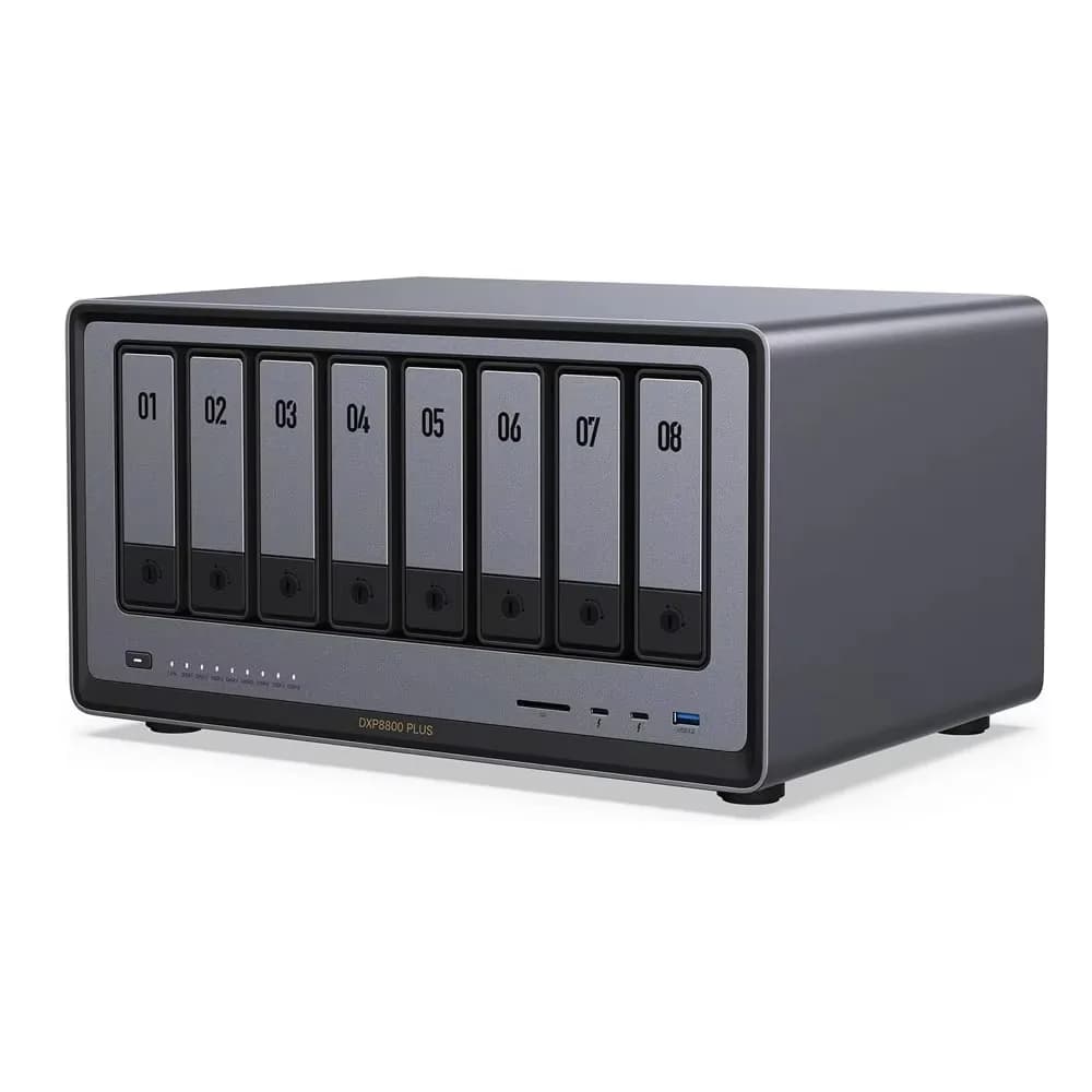 UGREEN Storage NAS a 8 Bay con CPU Quad-core DXP8800 Plus e CPU I5 a 10 Core, Sistema di Archiviazione di Rete